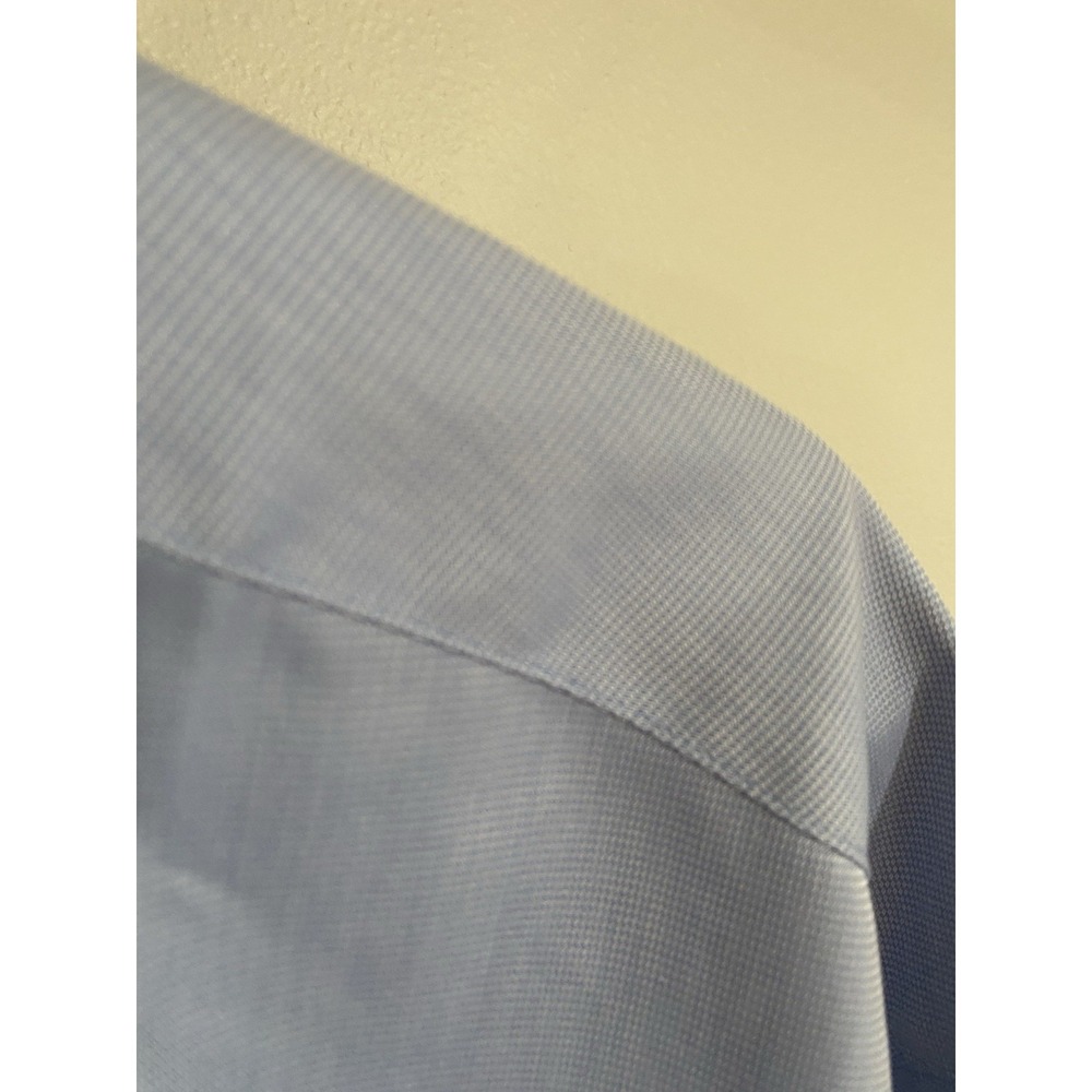 Travel Smart Men Shirt 4XLT Button TALL Man Non Iron BLUE BRAND NEW $59.50 - Picture 4 of 6
